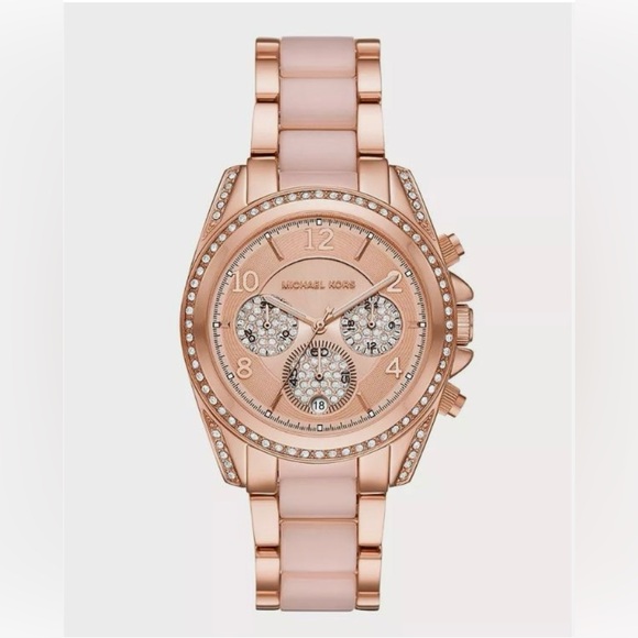 Michael Kors Blair Chronograph Quartz Crystal Watch - Picture 1 of 8